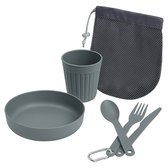 Service de table de camping CUHOC 6 pièces – Léger et résistant aux chocs – Idéal pour le camping, les pique-niques et les Plein air – Sans BPA
