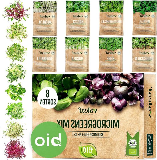 Microgreens Set I 8 soorten kiemzaden