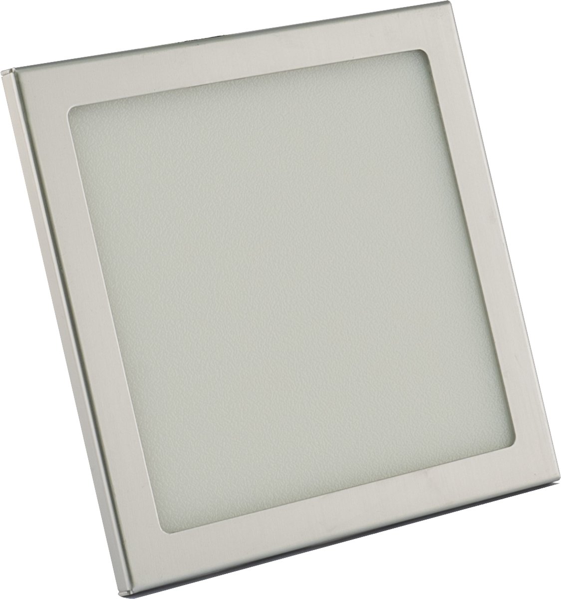 Hollex LED Paneel 12V zilver alum. 100x100mm ww