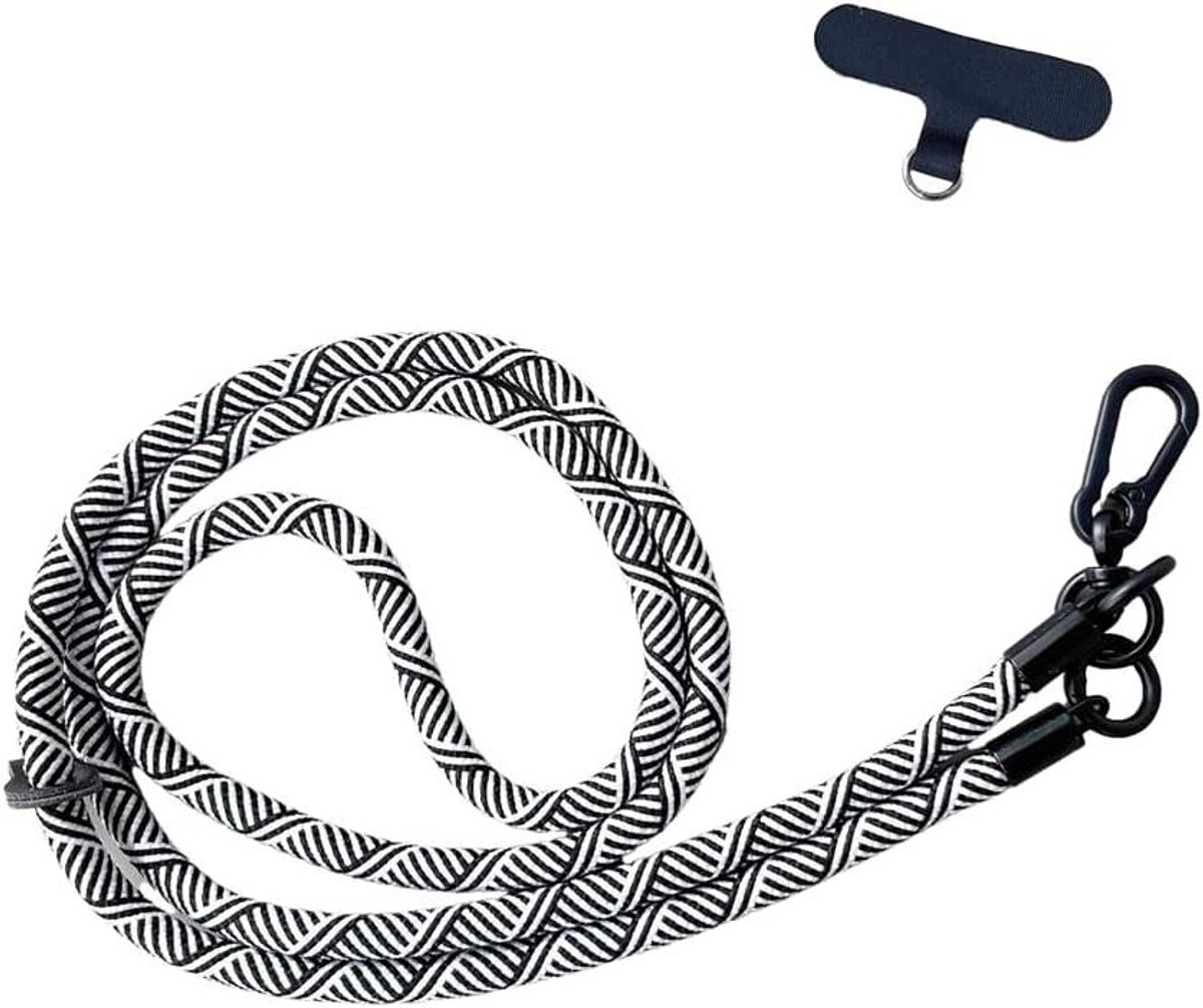 Universele mobiele telefoonketting met telefoonkoord en sleutelband - geschikt voor alle smartphones