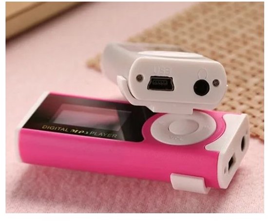 Go Go Gadget - MP3-Speler - Recorder - Met zaklamp - SD-kaart max 32GB (niet inbegrepen) - Roze