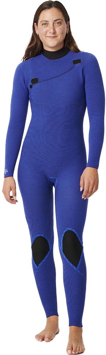 2025 Rip Curl Dames E-Bomb 3/2mm Ritssluiting-vrij Wetsuit - Bl