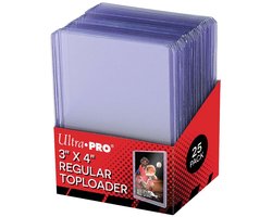 Product afbeelding van Ultra Pro Toploader 3x4 Regular - Deck Protectors voor kaarten - 25 stuks