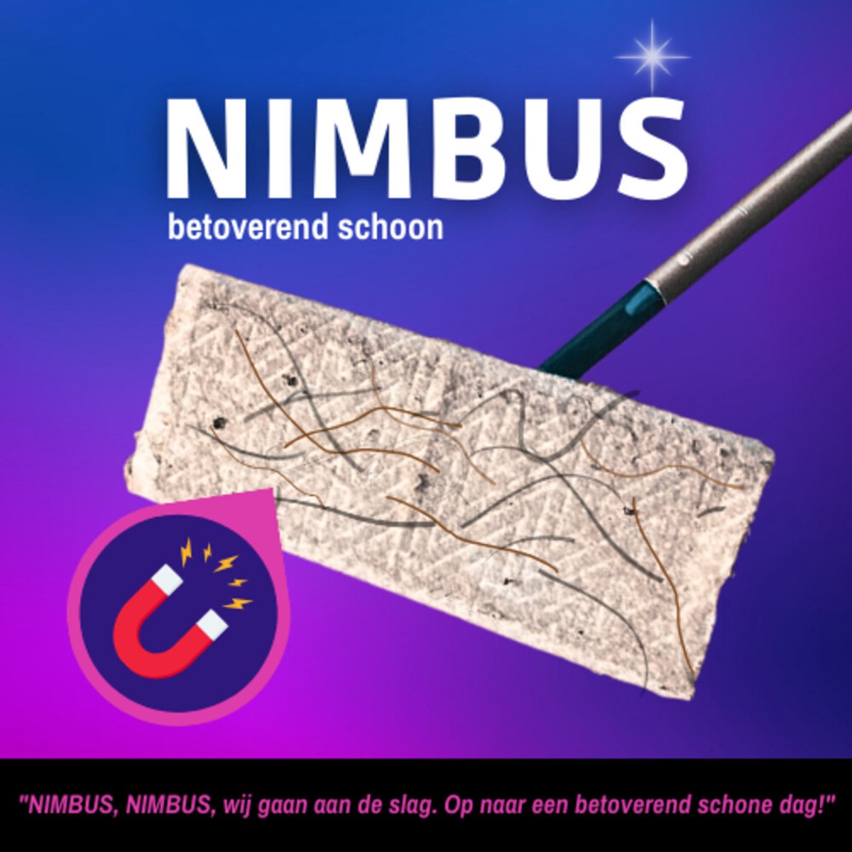 NIMBUS Magic Vloerdoekjes Navulling - 3 x 40 stuks - Voordeelverpakking