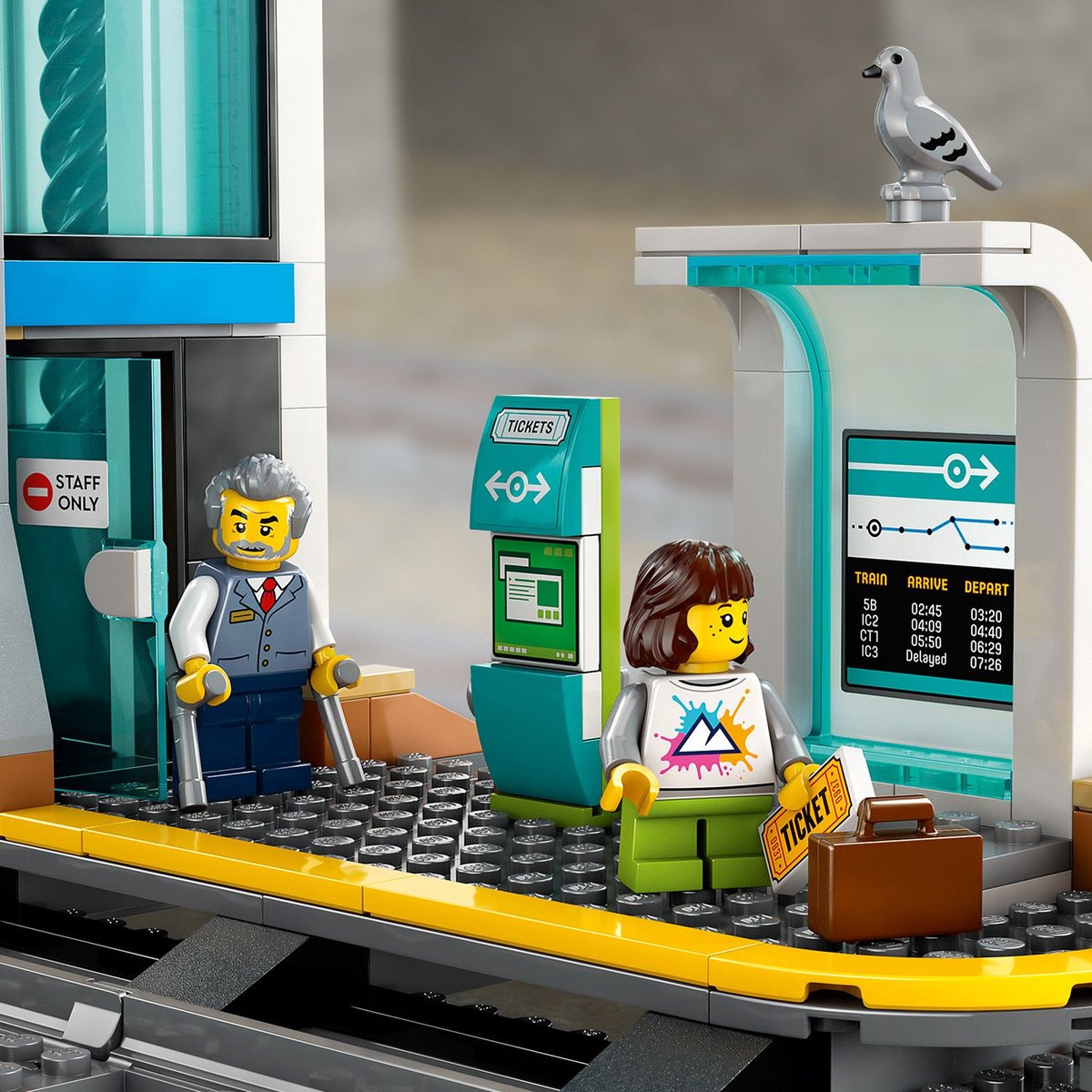 LEGO® City Centraal Station, Bouwspeelgoedset - 60469 — afbeelding 4