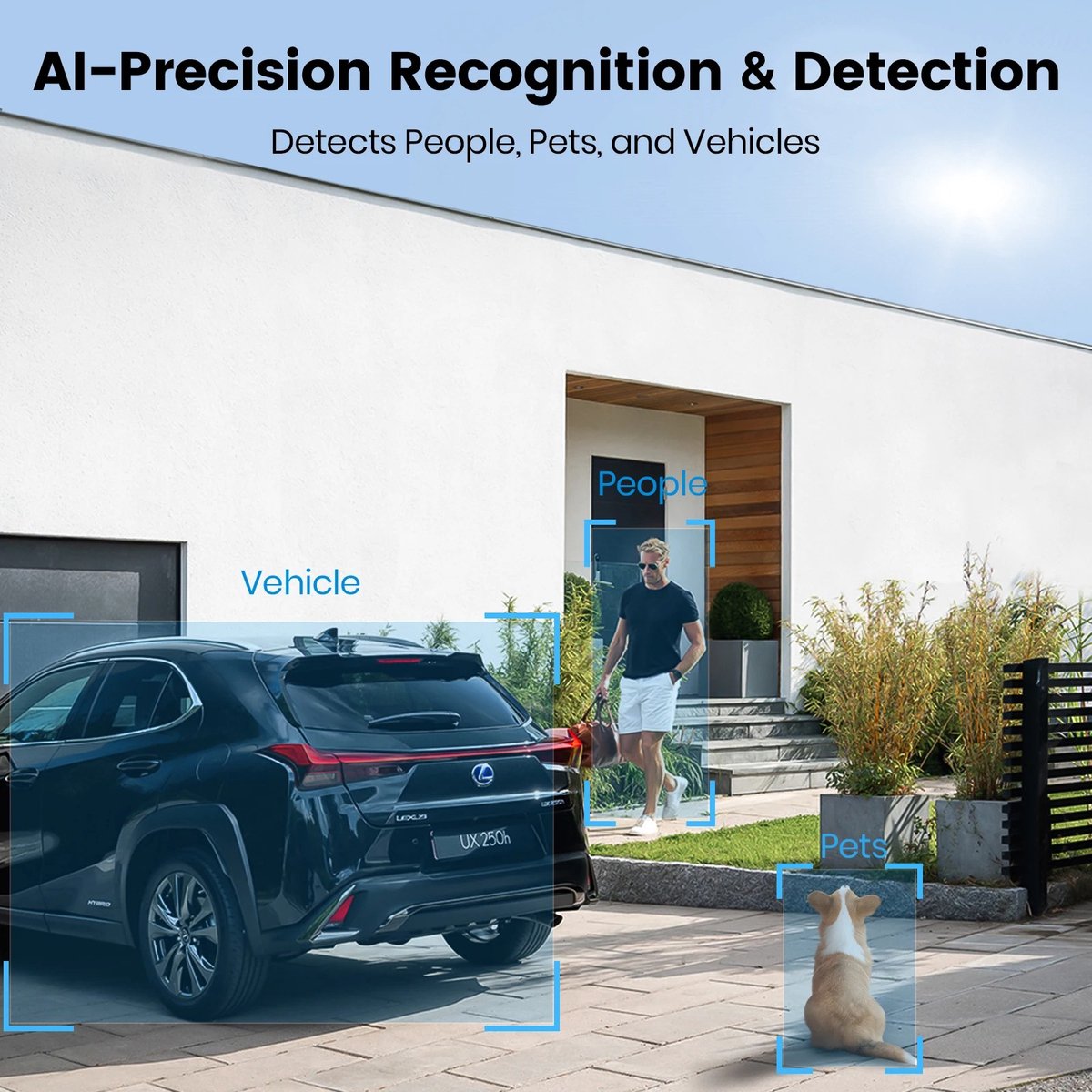 AOSU Caera Extérieur sans Fil Solaire - 2K Caera Surveillance