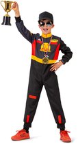 Ciao - Hot Wheels traje de piloto Race Team mono disfraz original niño (Talla 5-7 años) con volante de foam