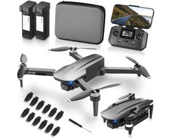 Drone met Camera 4K – GPS Quadcopter – 5GHz Transmissie – Auto Return – Borstelloze Motor – Opvouwbaar – Dubbele Camera – 40-50 Min Vliegtijd – Voor Beginners & Volwassenen