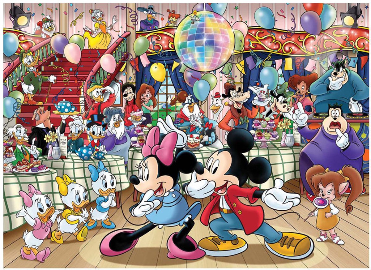 Wasgij Original - Disney - Mickey's Feestje! - 1000 stukjes - Legpuzzel - Puzzel — afbeelding 7