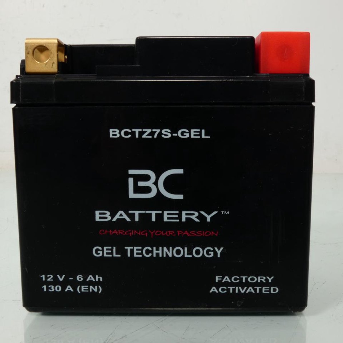 Batterie SLA BC Battery pour Moto Honda 125 CBR 2003 à 2011 YTZ7S / 12V 6Ah Neuf