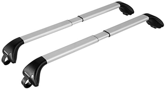 Barres de toit encliquetables aluminium 80-111 cm