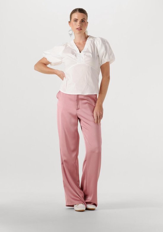 NEO NOIR Emmett Heavy Sateen Pants Cherry Pink