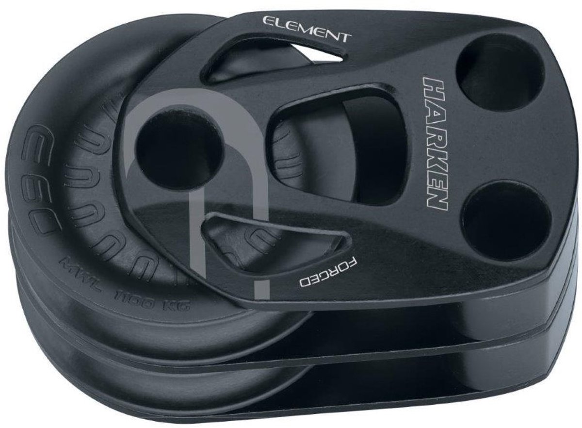 Harken 6271 2-schijfs 60mm Element voetblok