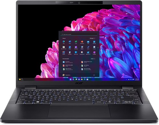 "Acer TravelMate P6 14 TMP614-73-TCO-72YL Intel Core Ultra 7 155H Laptop 35,6 cm (14"") WQXGA 32 GB LPDDR5x-SDRAM 1 TB SSD Wi-Fi 7 (802.11be) Windows 11 Pro Nederlands Zwart" - Acer - Hoofdafbeelding