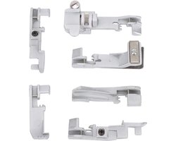 6 Stuks Multifunctionele Overlockmachine Voeten Naaivoet Set voor Diverse Lockmachines