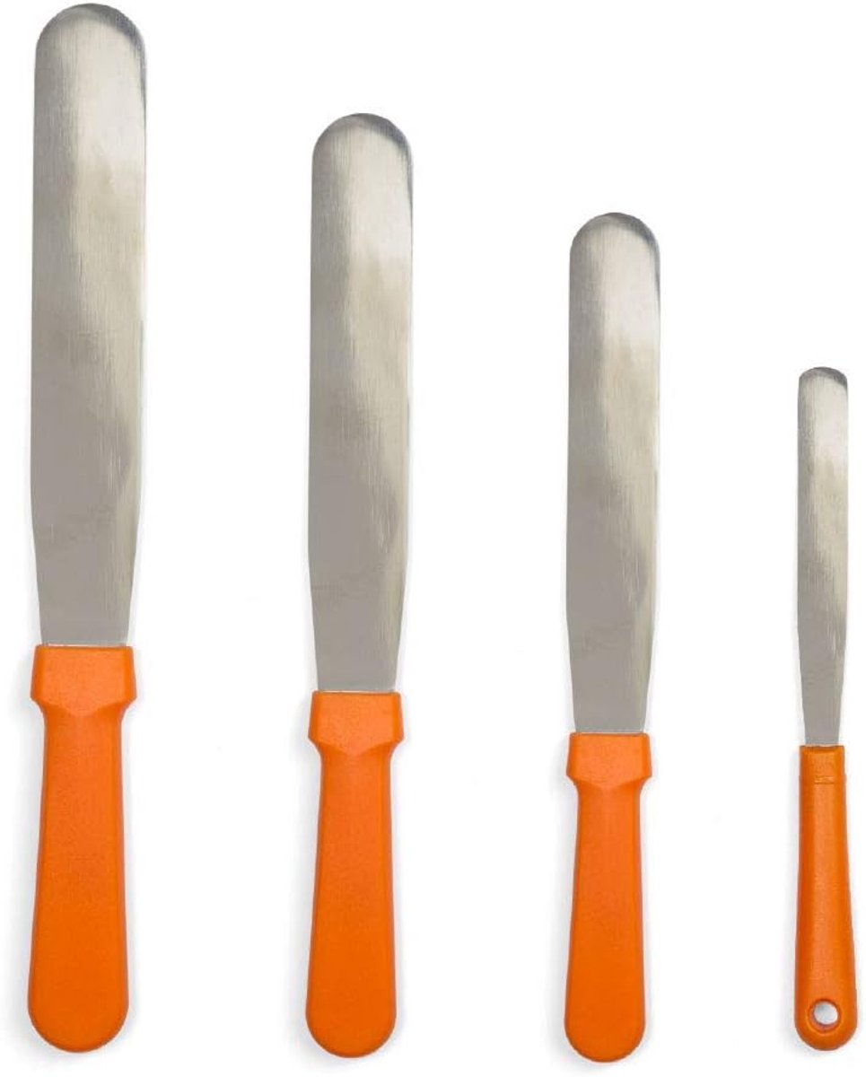 Roestvrijstalen spatel - keukenhulp - 1 stuk - 43 cm