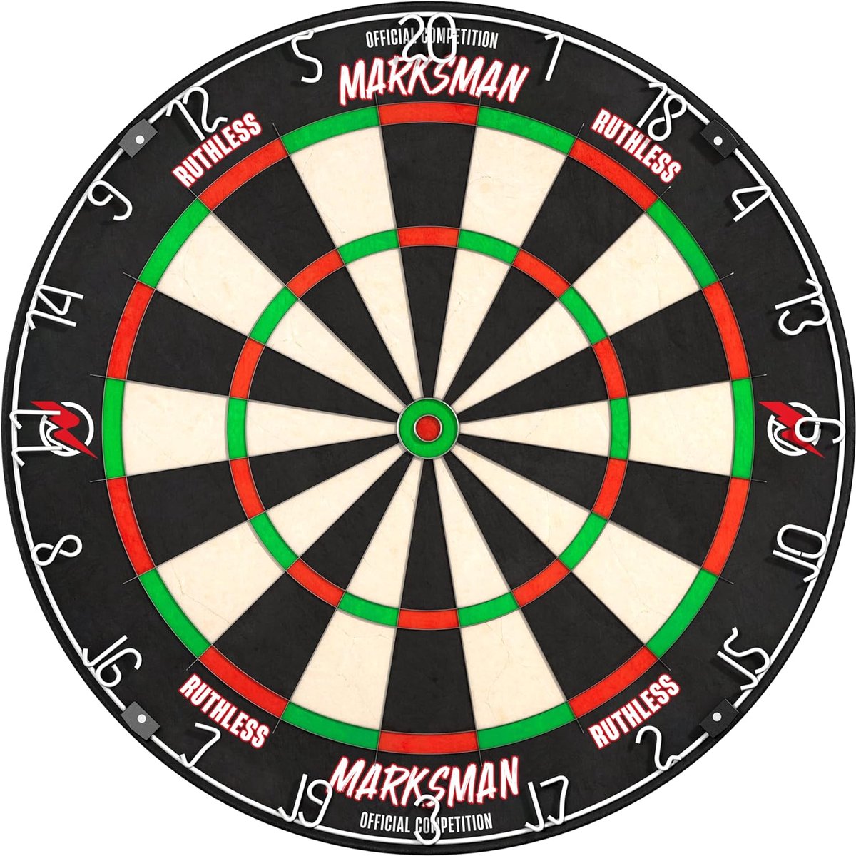 Ultradun Sisal Dartbord - Professioneel Niveau - Geschikt voor Stalen Tip Dartpijlen