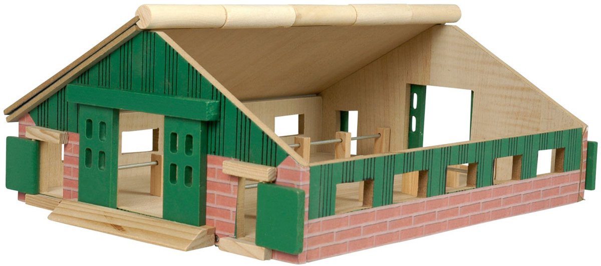 Kids Globe Loopstal Hout 1:87