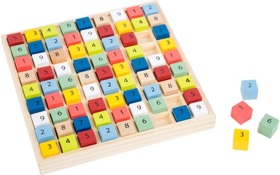 Small Foot - Houten Sudoku Spel Kleur, 82dlg.