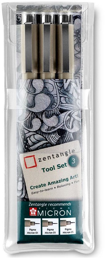 Set Zentangle 3 Pigma