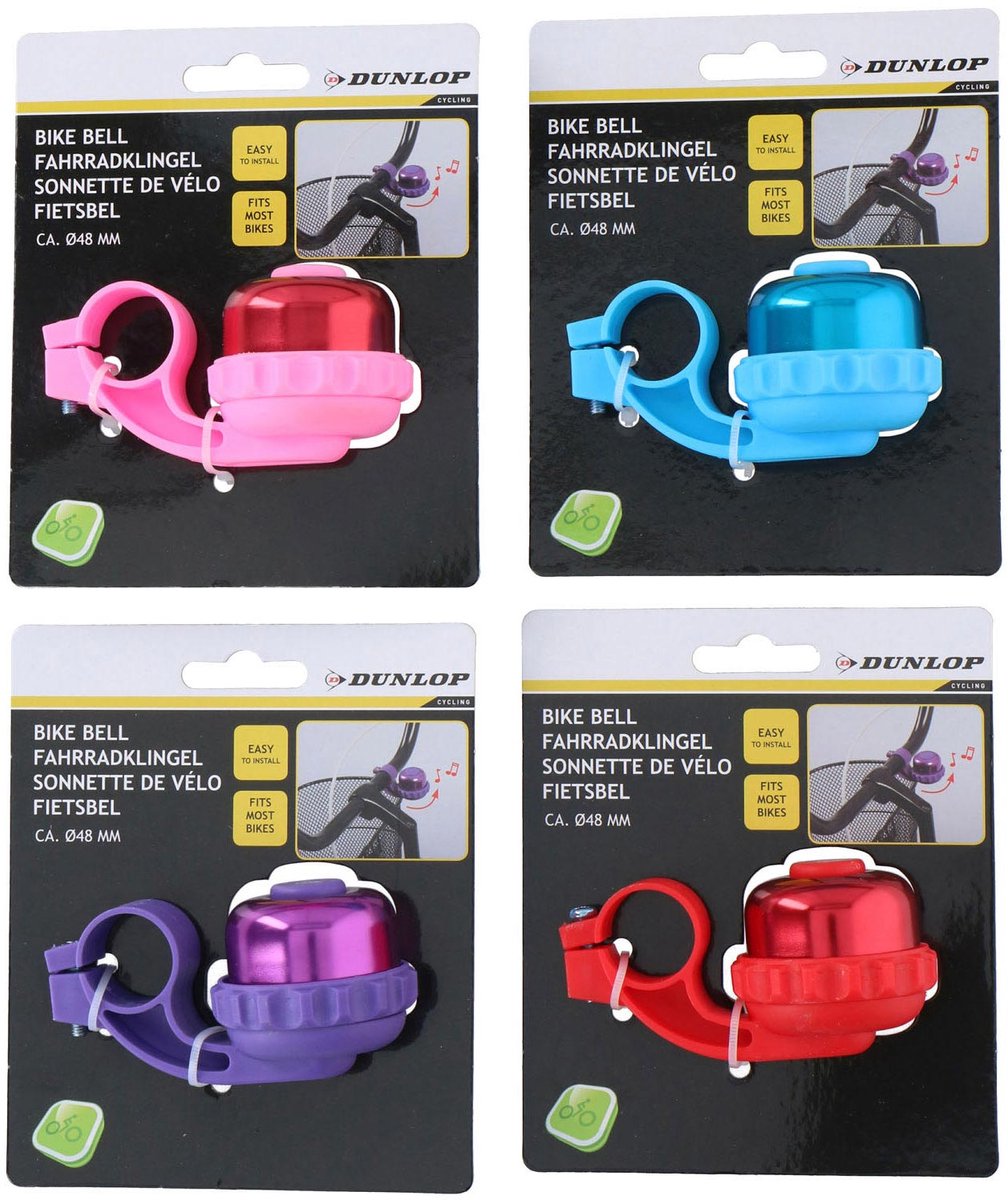 Dunlop - Fietsbel D48mm 4ass AL - Fietsbel - Aluminium (Al)