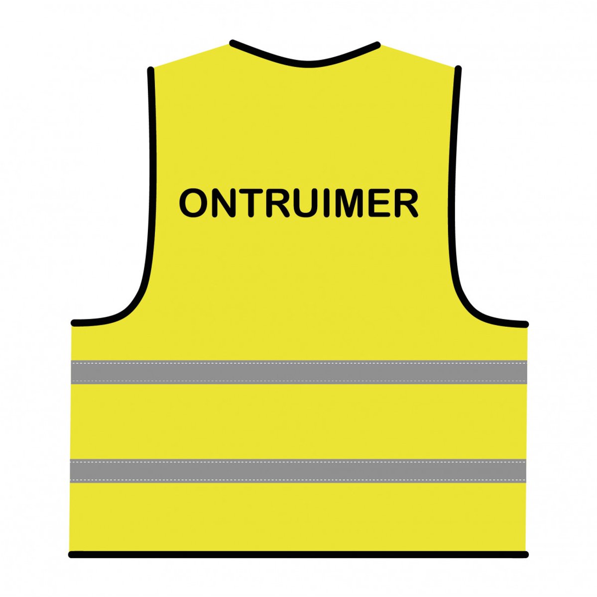 Ontruimer hesje geel