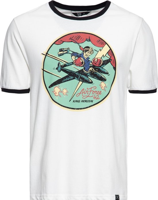King Kerosin Contrast T-shirt Airforce 42