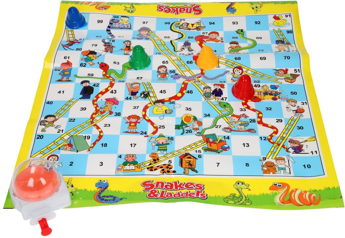 Gezelschapsspel Slangen & Ladders