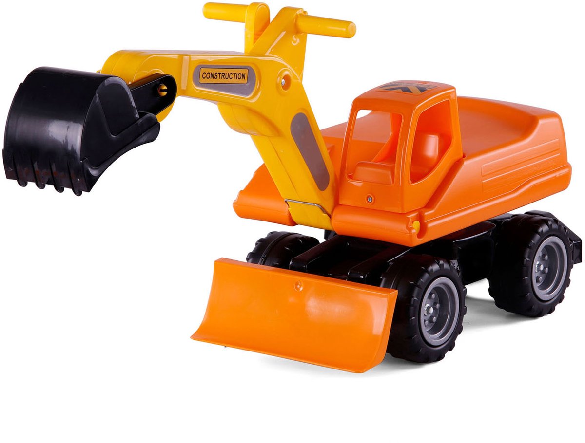 Cavallino Mega Graafmachine Loopauto Oranje, 79cm