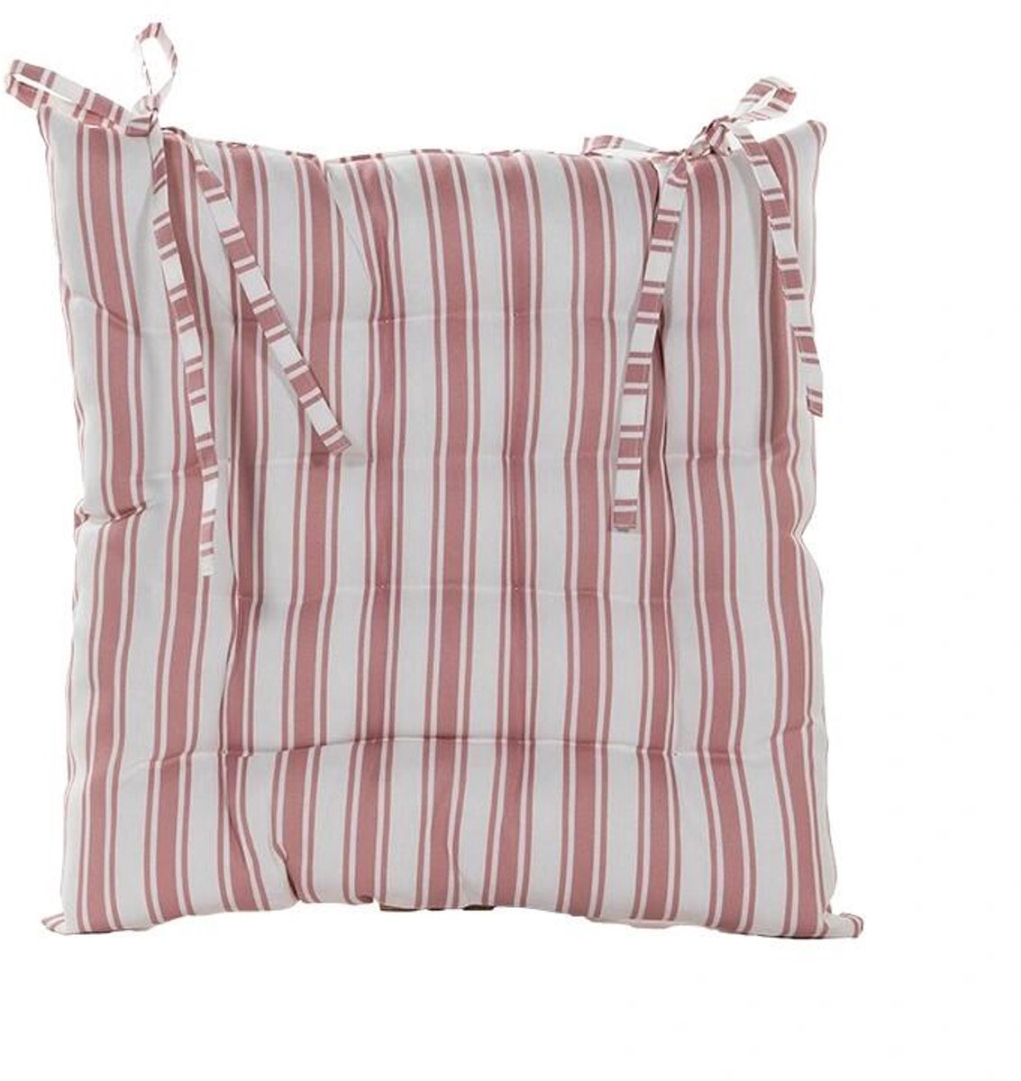 Annas collection - Stoelkussen 38x38 cm Roze Streep