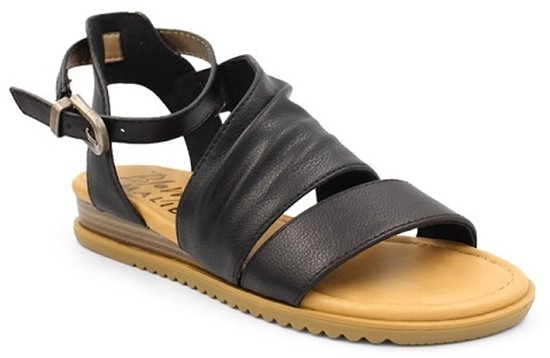 Blowfish Malibu Balla Wedge sandaal voor dames, Zwart, 41.5 EU