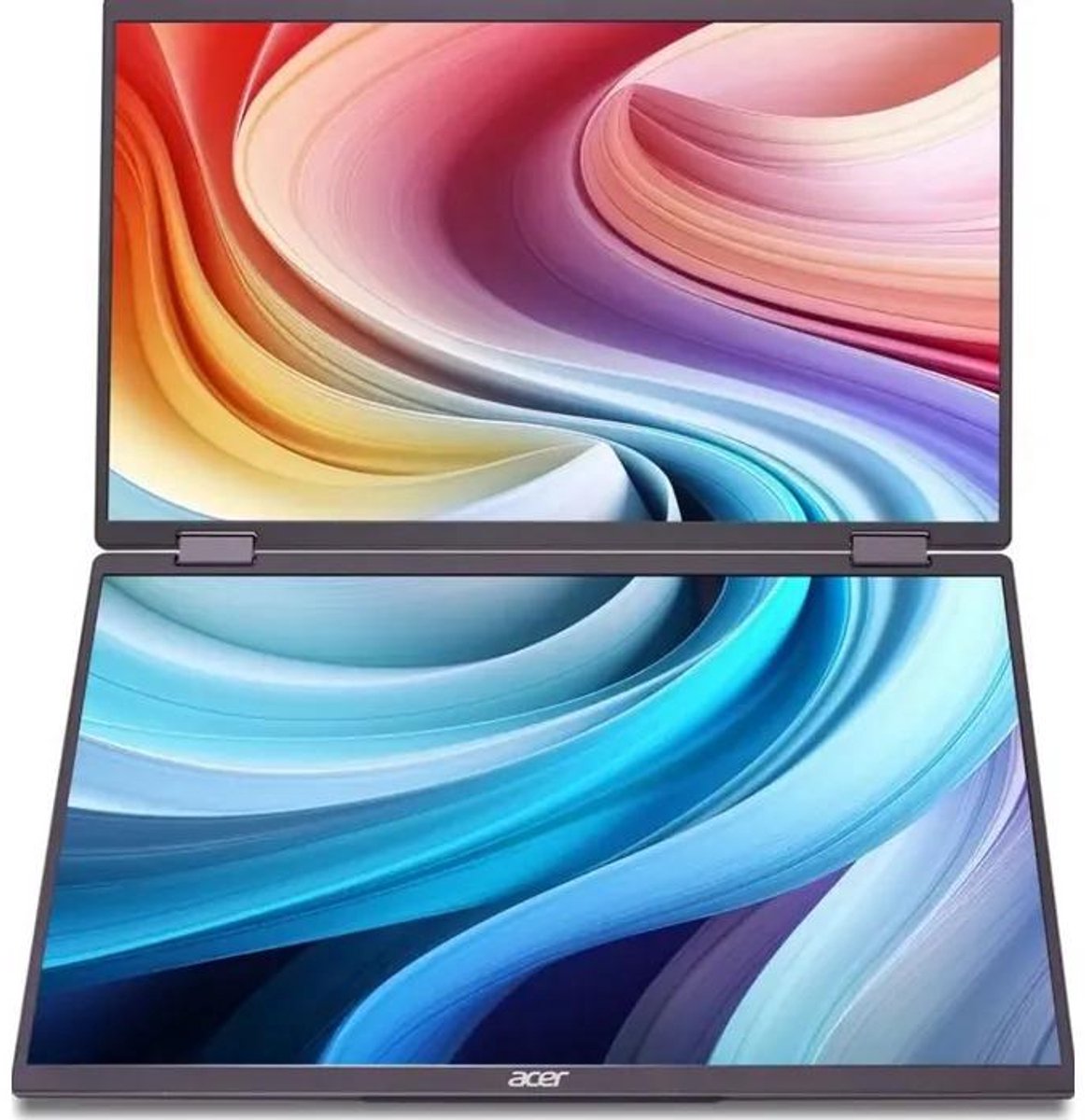 Acer PD3 Dubbele opvouwbare draagbare Monitor | PD163Q| Zwart