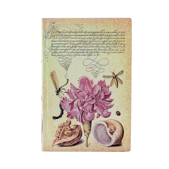 Foto: Mira botanica pink carnation mira botanica mini lined softcover flexi journal elastic band closure 