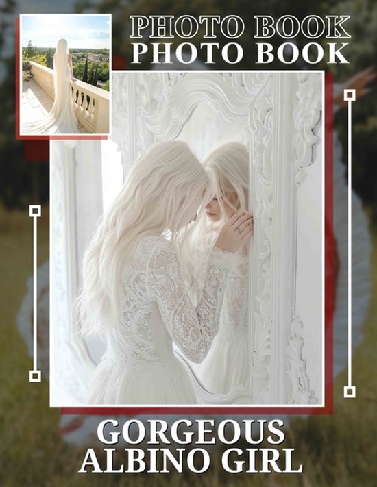 Gorgeous Albino Girl Photo Book - cover