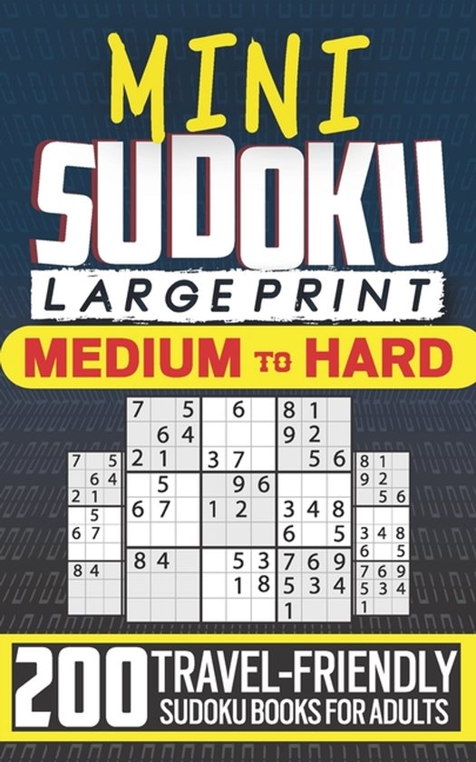 Mini Sudoku Books for Adults - cover