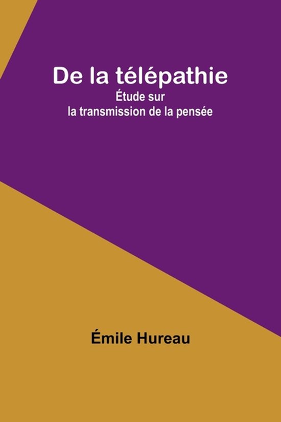 De la t�l�pathie - cover