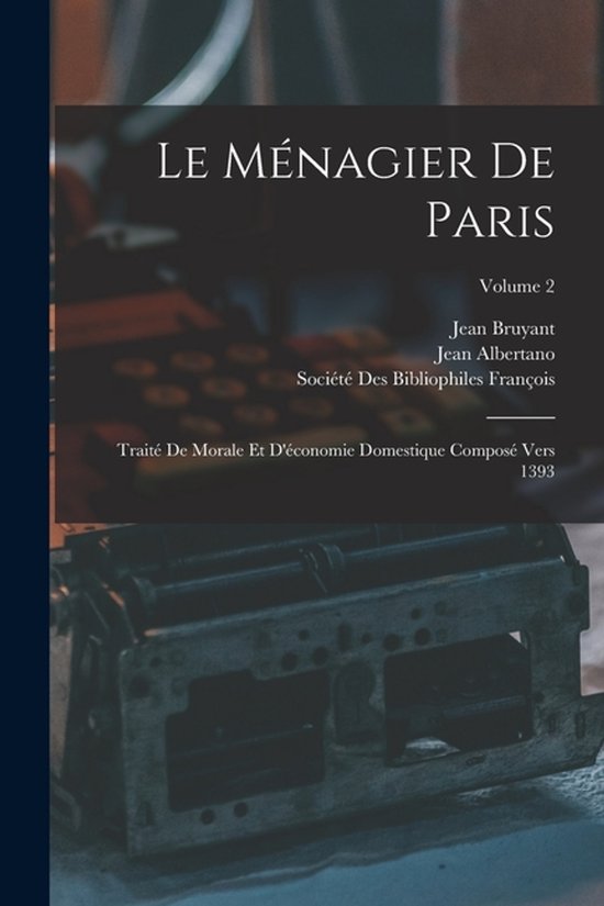 Le Ménagier De Paris - cover