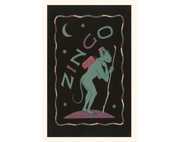 Pocket Sized - Found Image Press Journals- Vintage Journal Zingo Blue Monkey