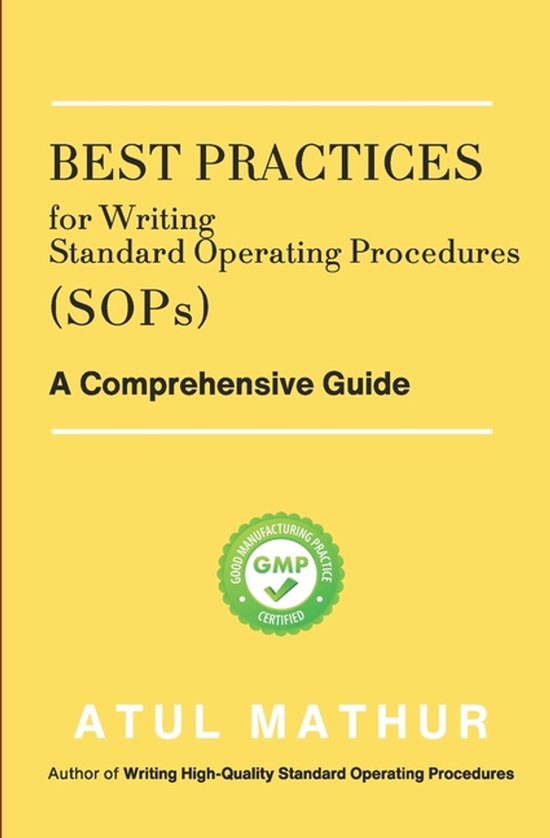 Best Practices for Writing Standard Operating Procedures (SO ... - cover