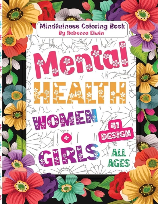 Mental Health Coloring Book for Women and Girls All Ages - cover