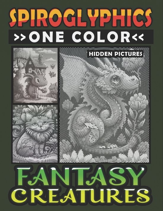 Spiroglyphics One Color Coloring Books- Spiroglyphics One Co ... - cover