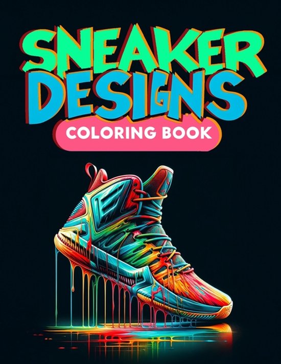 Sneaker Designs Coloring Book - cover