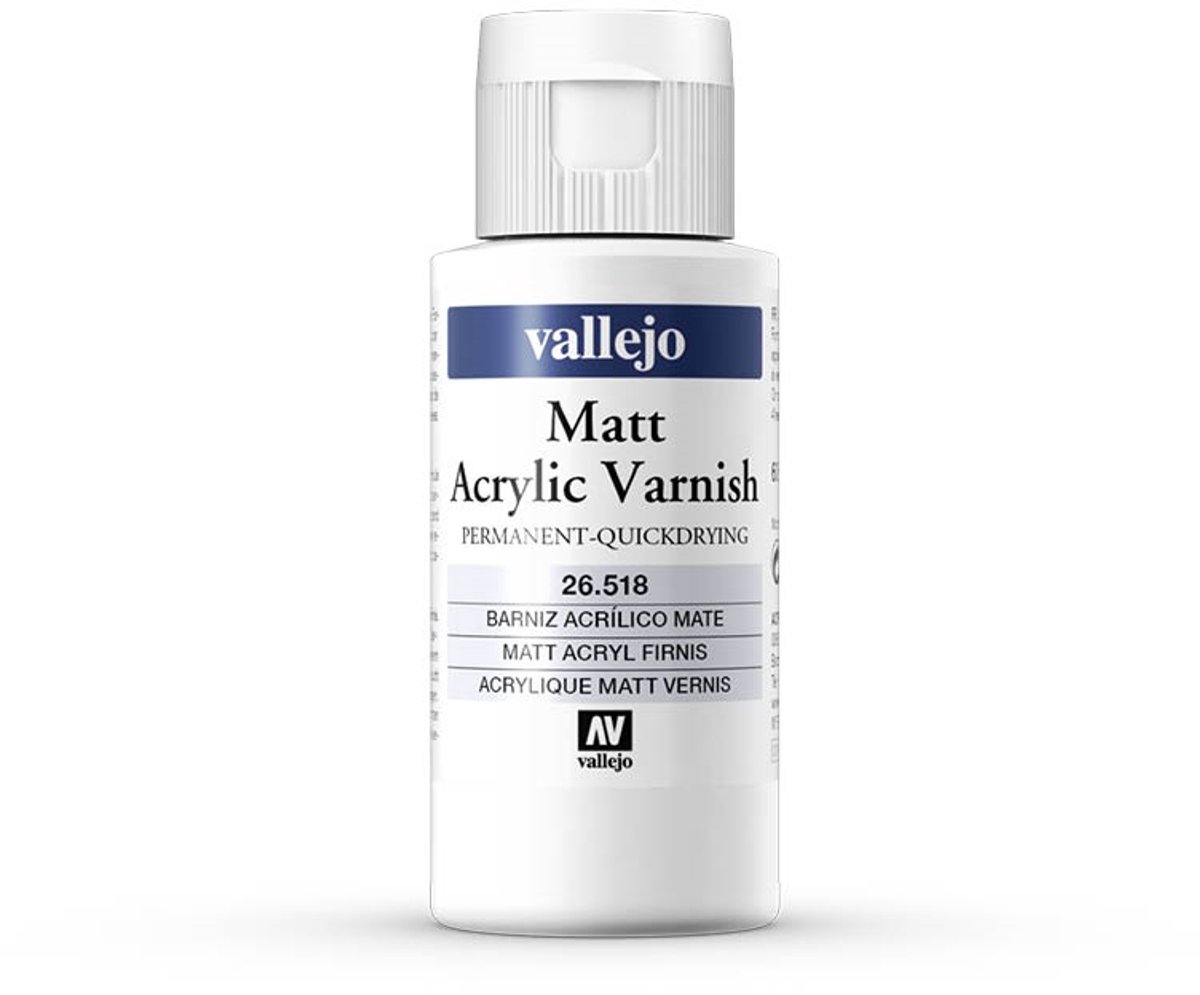 Vallejo Hobbyverf Acrylverf - 26518 Matt Acrylic Varnish (60 ml) Verf flesje - 60 ml