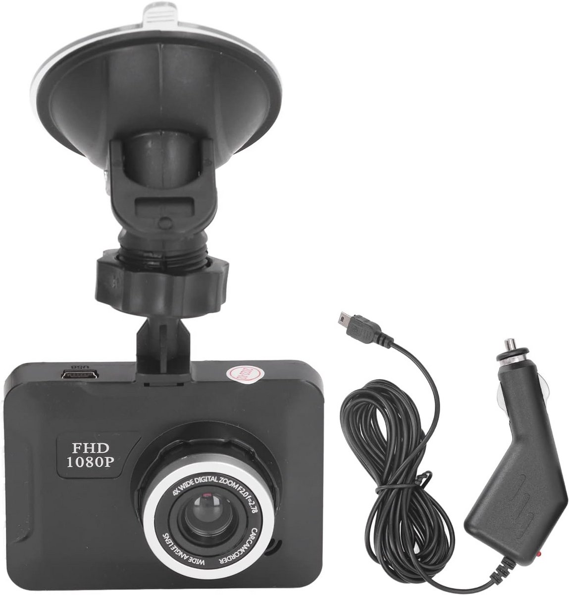 Multifunctionele Auto DVR Dashcam 1080P Full HD - Bewegingsdetectie en Lusopname