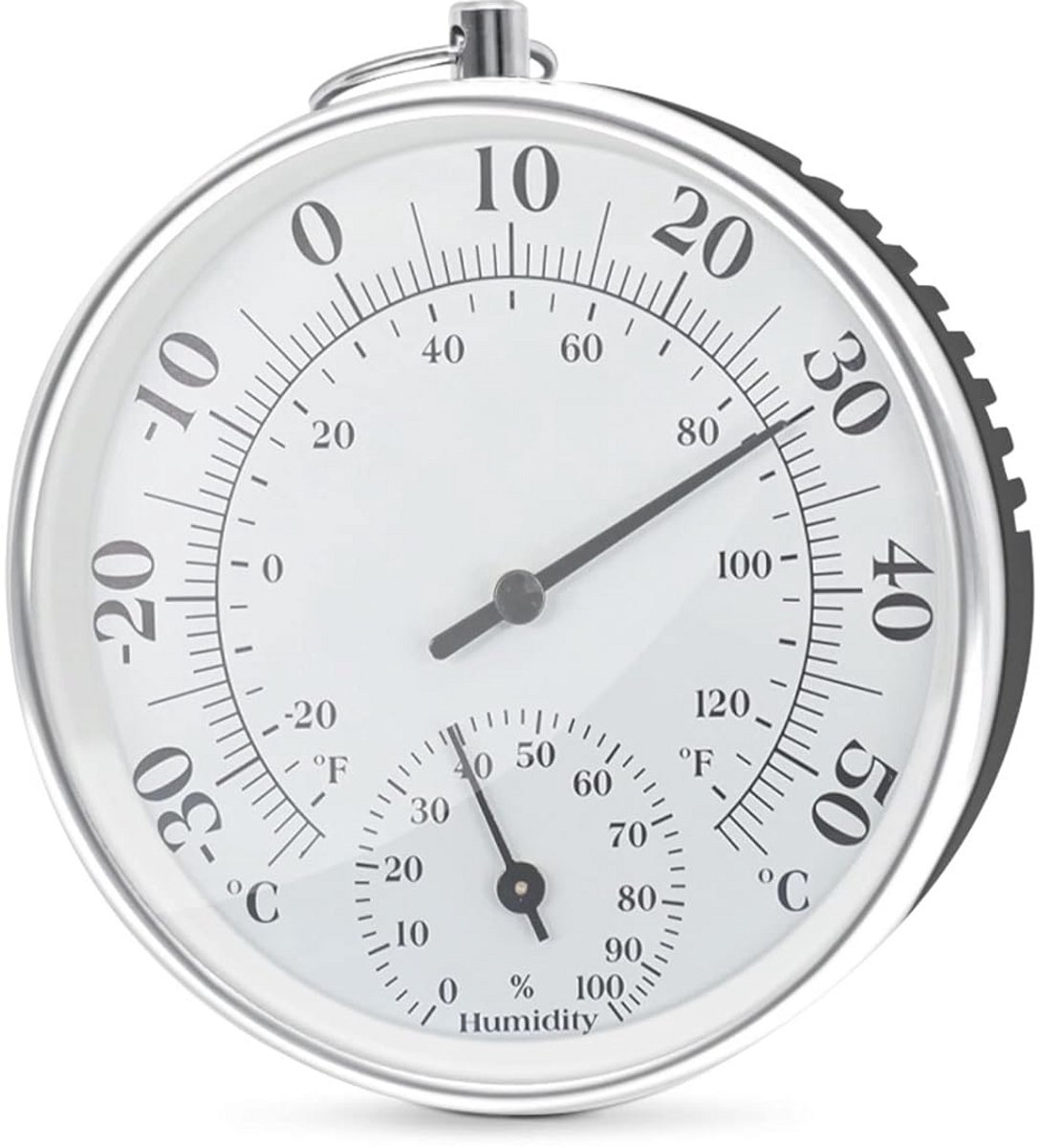 Analoog Thermometer en Vochtigheidsmeter voor Binnengebruik - Betrouwbare Klimaatregeling