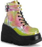 Demonia Enkellaars -38 Shoes- SHAKER-52 Roze