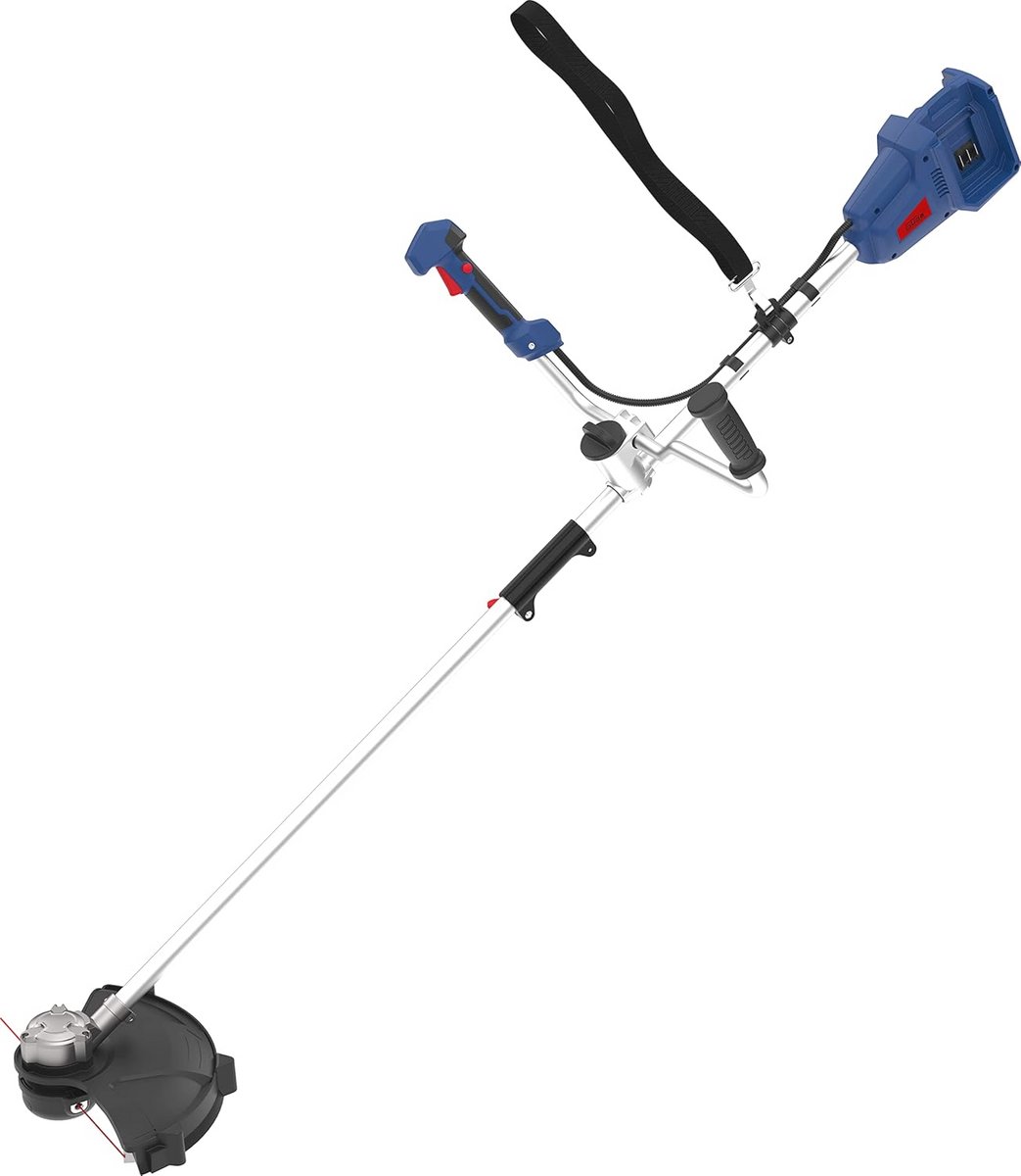 Accubosmaaier 36V met 255 mm Snijbreedte en Draadspoel - Ideaal voor Tuinonderhoud