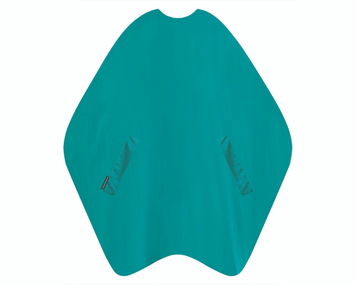 Trend-Design Kapmantel Classic hooks turquoise 135x150cm
