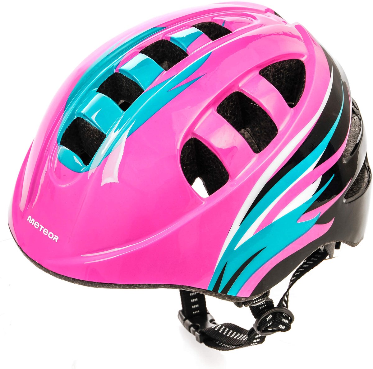 Meteor - Fietshelm - MA-2 S 48-52 cm - Orbit roze
