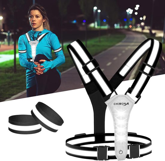 Gato reflectievest LED USB kopen – Reflectie